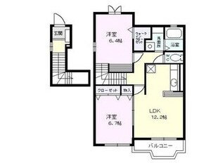 清洲駅 徒歩29分 2階の物件間取画像